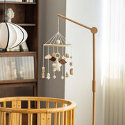 Wooden Floor-Standing Crib Mobile Arm