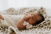 Boho Nursery Decor Rainbow Baby Blanket 40"x 47", Gender Neutral Swaddle Muslin with Fringe, Cotton Muslin Blanket Baby Girl Stuff