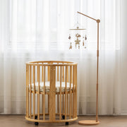 Wooden Floor-Standing Crib Mobile Arm