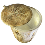 Tree Stump toy storage bin