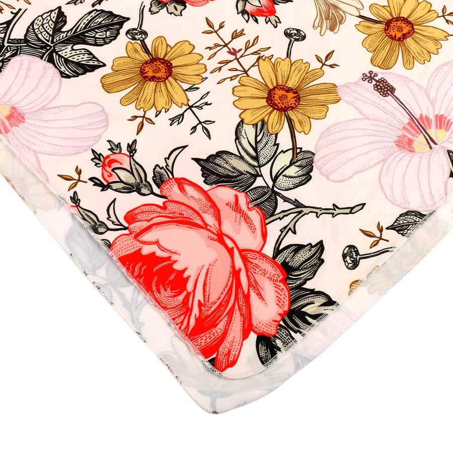 Newborn Receiving Blanket Swaddle and Headband Set