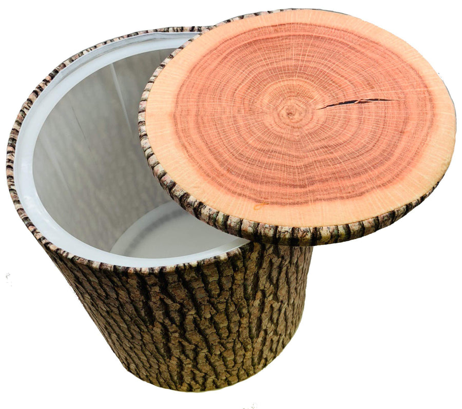 Tree Stump toy storage bin