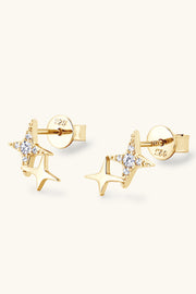 Moissanite 925 Sterling Silver Second Star to the Right Shape EarringsIncludes:No certificate of authenticity and limited warranty card with gemological research association (GRA), because a single moissanite has fewer carats (less thaMoissanite 925 Sterling Silver