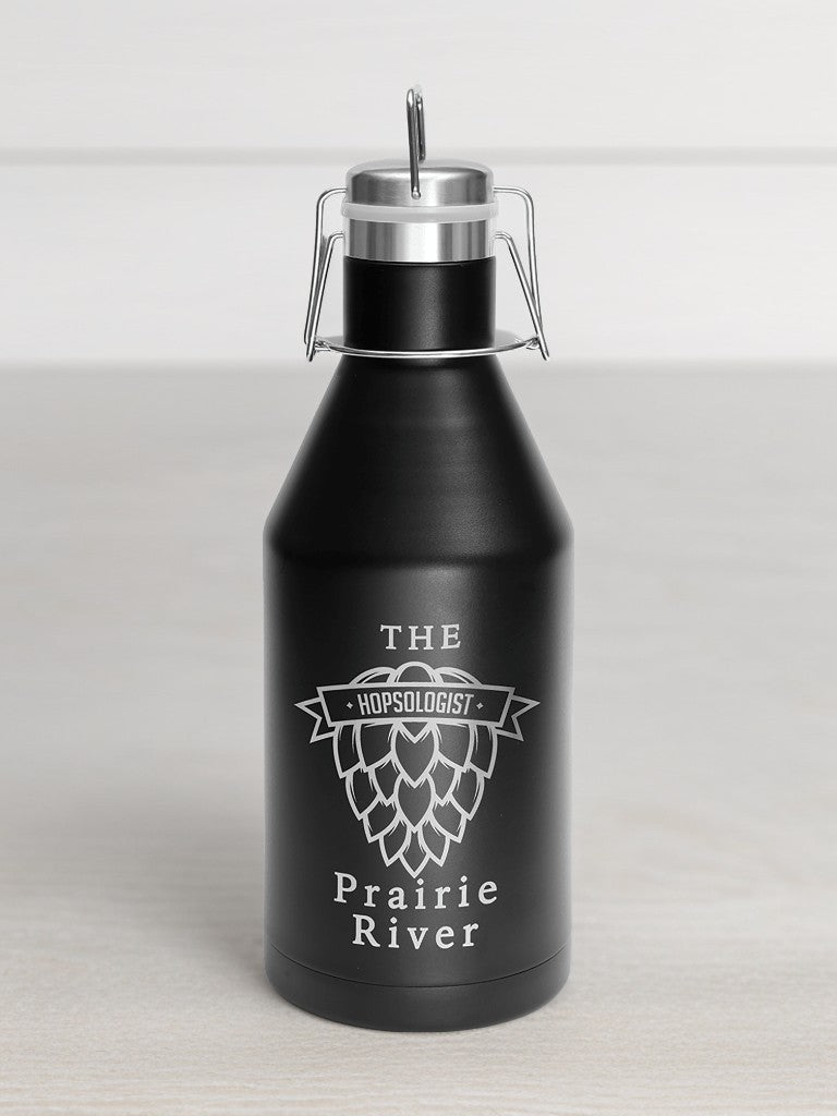 Custom Laser Etched GrowlerElevate your beverage experience with our personalized Laserable 64 oz Stainless Steel Growler. Crafted to perfection, this growler combines functionality with styleCustom Laser Etched Growler