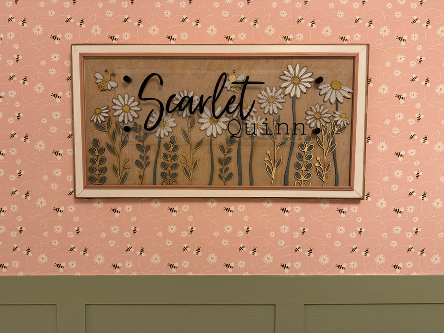 Daisy Wildflower Nursery Board.