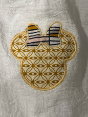 Minnie Mouse Embroidered Kithen Towel with hanger
