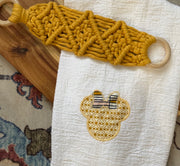 Minnie Mouse Embroidered Kithen Towel with hanger