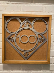 Custom Disney Inspired Pin BoardDisplay your Disney Pin collection and create a statement piece for your wall. 

Custom listing- 
Oversized board is @16” x 16” x 1.5”
Solid wood construction. 1/4” Custom Disney Inspired Pin Board