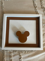 Disney Ear FrameOur Original Disney Ear frame just received a beautiful new option. 
I love this layered matted frame look adding a pop of color to really show off your ear collectiDisney Ear Frame