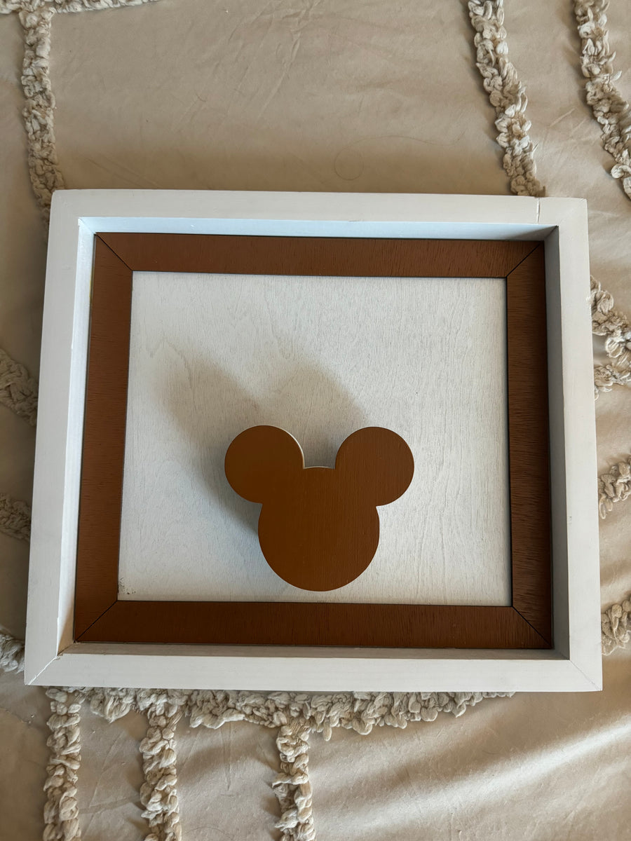 Disney Ear FrameOur Original Disney Ear frame just received a beautiful new option. 
I love this layered matted frame look adding a pop of color to really show off your ear collectiDisney Ear Frame