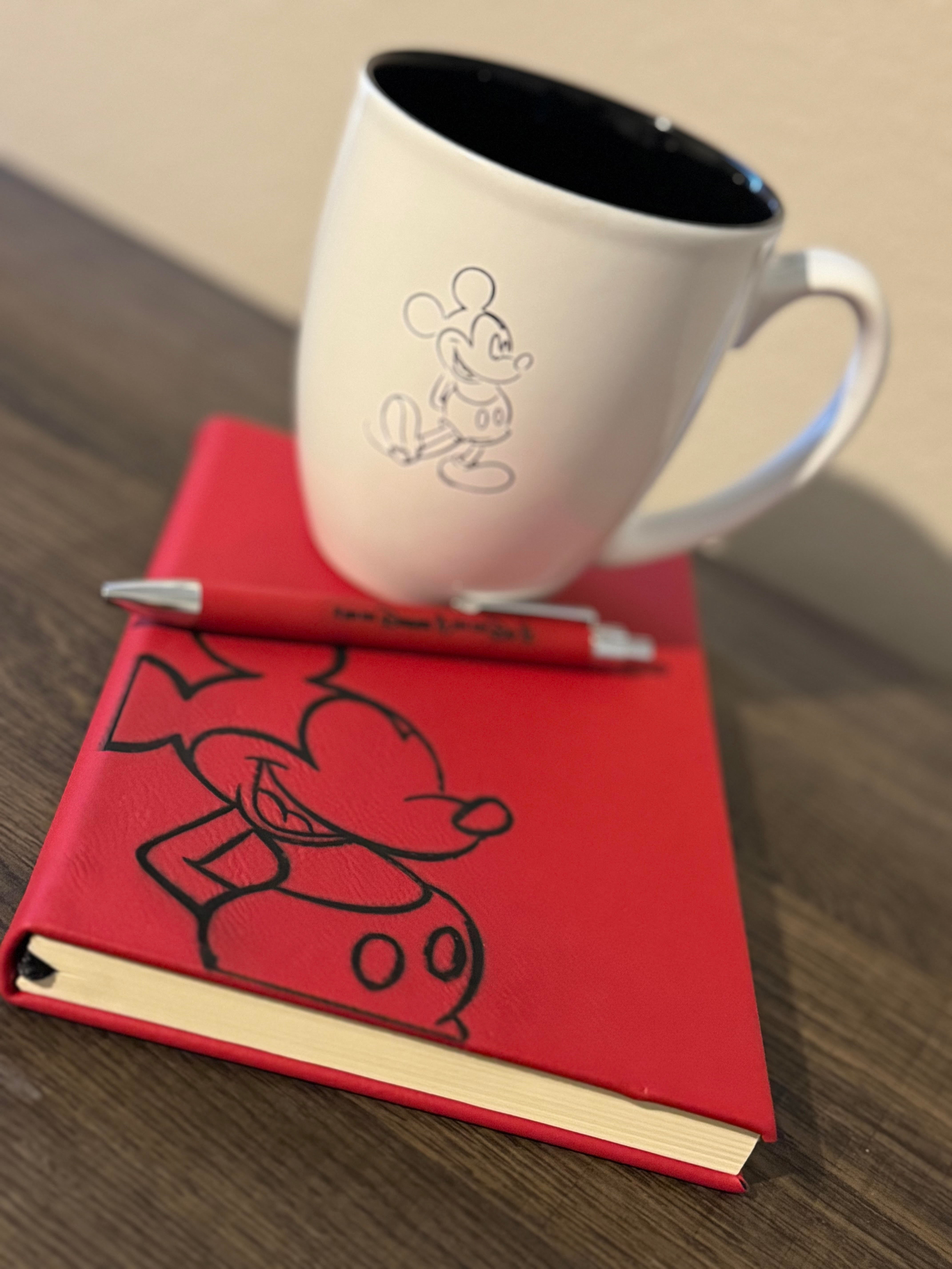 Custom Laser Etched Leatherette Sketch BookNotepad