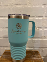 Custom Laser Etched Travel MugExperience the unbeatable durability and stunning customization of our Polar Camel Travel Mug with Handle. Now available in both 20 oz and 40 oz sizes, these travel Custom Laser Etched Travel Mug