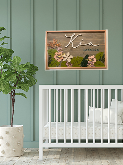 Stephan Baby “Ssh” Beechwood Nursery Sign – Cloud-Shaped Room Decor For Baby Or Office