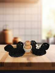 Mickey Scrubbies with Wood TrayIntroducing our exquisite mango wood tray with a wood dish brush and two adorable Mickey-shaped scrubby sponges! This charming set is perfect for adding a touch of DMickey Scrubbies