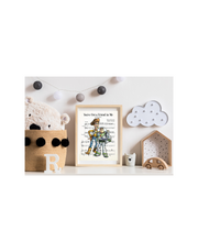 Toy Story Nursery Art - Woody & Buzz Lightyear | "You've Got a Friend in Me" Wall Print | 8x10