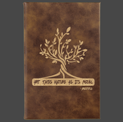 Custom Laser Etched Leatherette Sketch BookNotepad