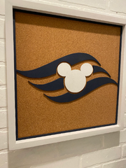 Custom Disney Inspired Pin BoardDisplay your Disney Pin collection and create a statement piece for your wall. 

Custom listing- 
Oversized board is @16” x 16” x 1.5”
Solid wood construction. 1/4” Custom Disney Inspired Pin Board