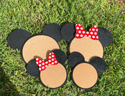 Mouse Pin BoardThis Mickey Mouse shaped pin board is perfect for adding a touch of whimsy and organization to your space! Made from high-quality wood and cork materials, this pin bMouse Pin Board