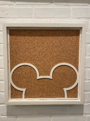 Custom Disney Inspired Pin BoardDisplay your Disney Pin collection and create a statement piece for your wall. 

Custom listing- 
Oversized board is @16” x 16” x 1.5”
Solid wood construction. 1/4” Custom Disney Inspired Pin Board